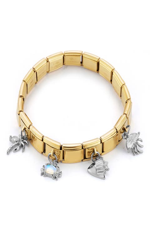 Cubic Zirconia Charm Bracelet