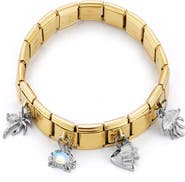 CHLOE AND MADISON Cubic Zirconia Charm Bracelet