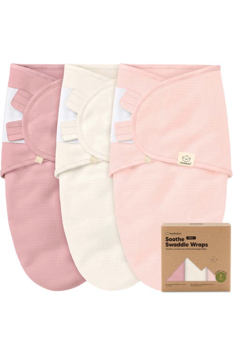 3-Pack Soothe (Wren) Swaddle Wraps