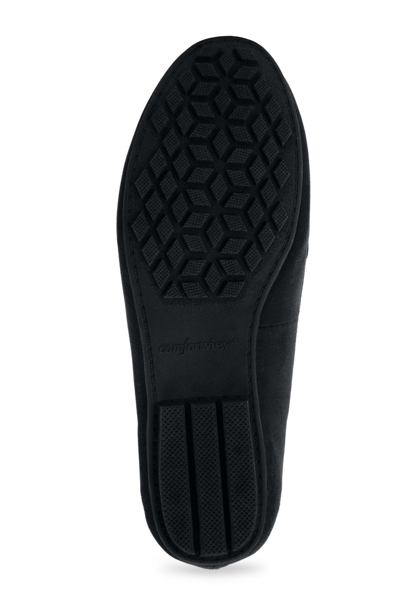 Comfortview The Milena Slip On Flat, Alternate, color, Black