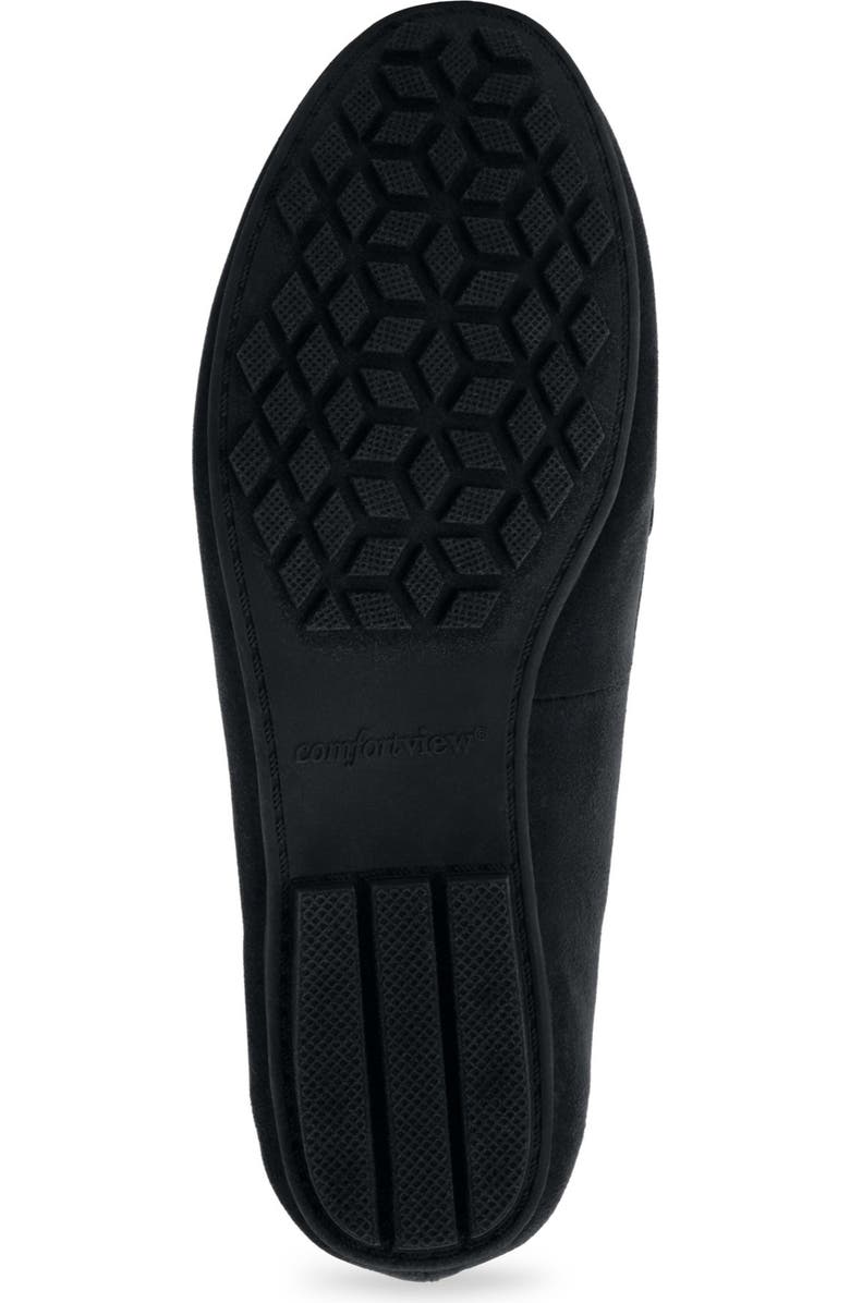 Comfortview The Milena Slip On Flat, Alternate, color, Black