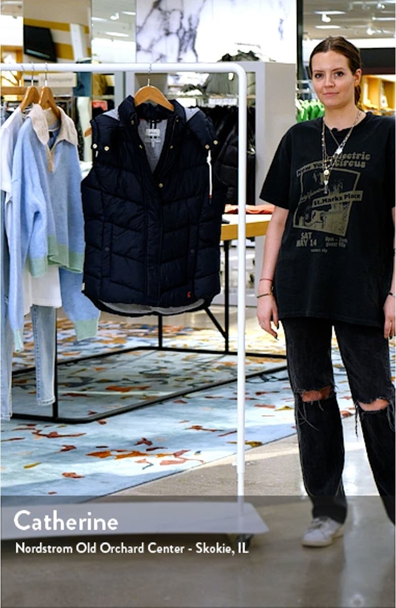 Corsham Chevron Quilted Puffer Vest, sales video thumbnail