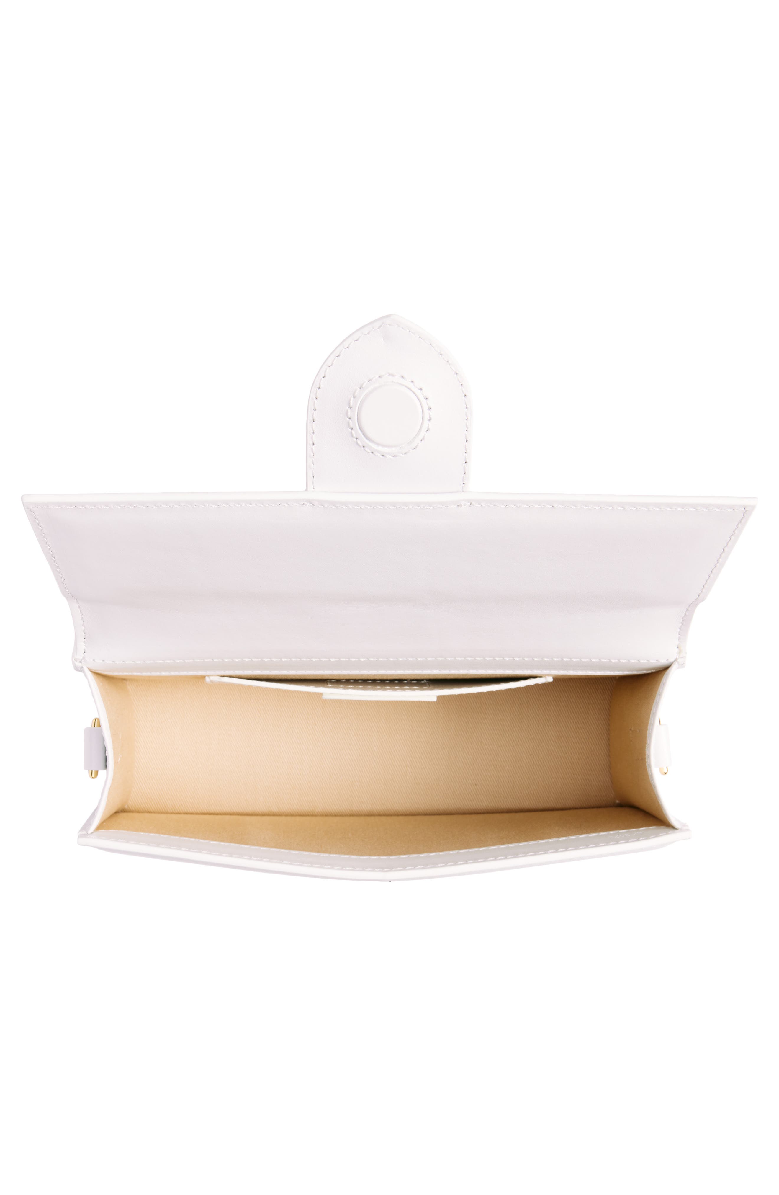 Jacquemus Le Bambino Grand Crossbody Satchel, Alternate, color, White