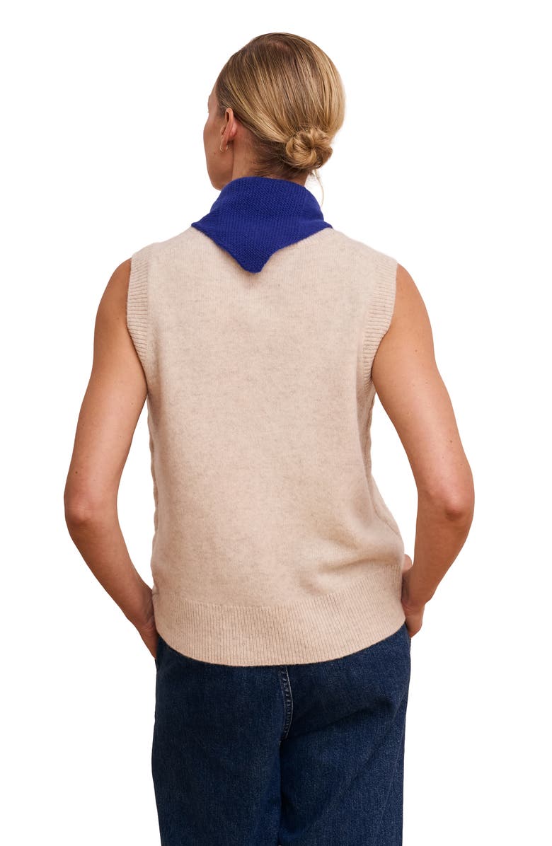 Celtic & Co. Cable Detail Tank, Alternate, color, Oatmeal