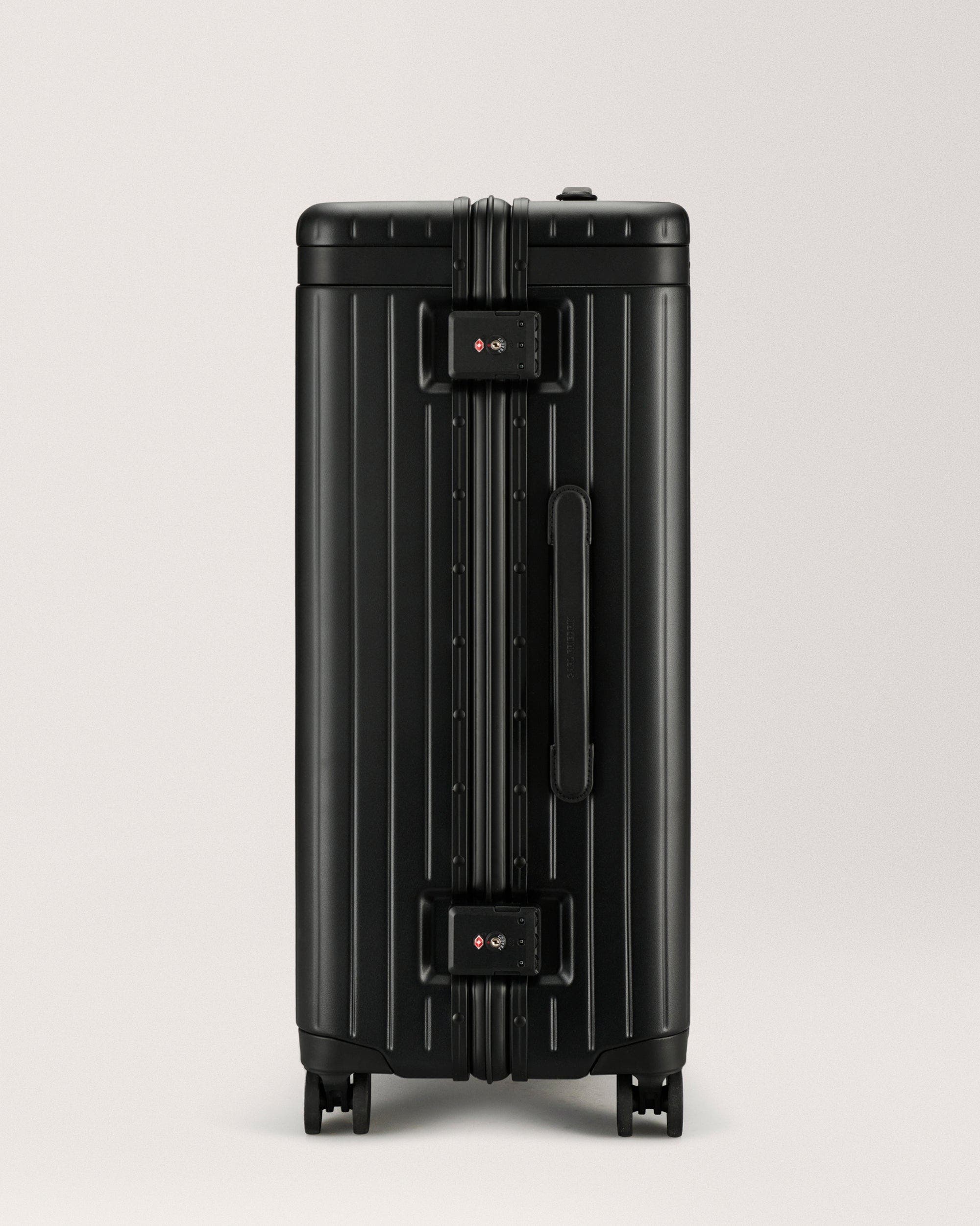 Carl Friedrik The Check-in Suitcase, Alternate, color, Black / Black
