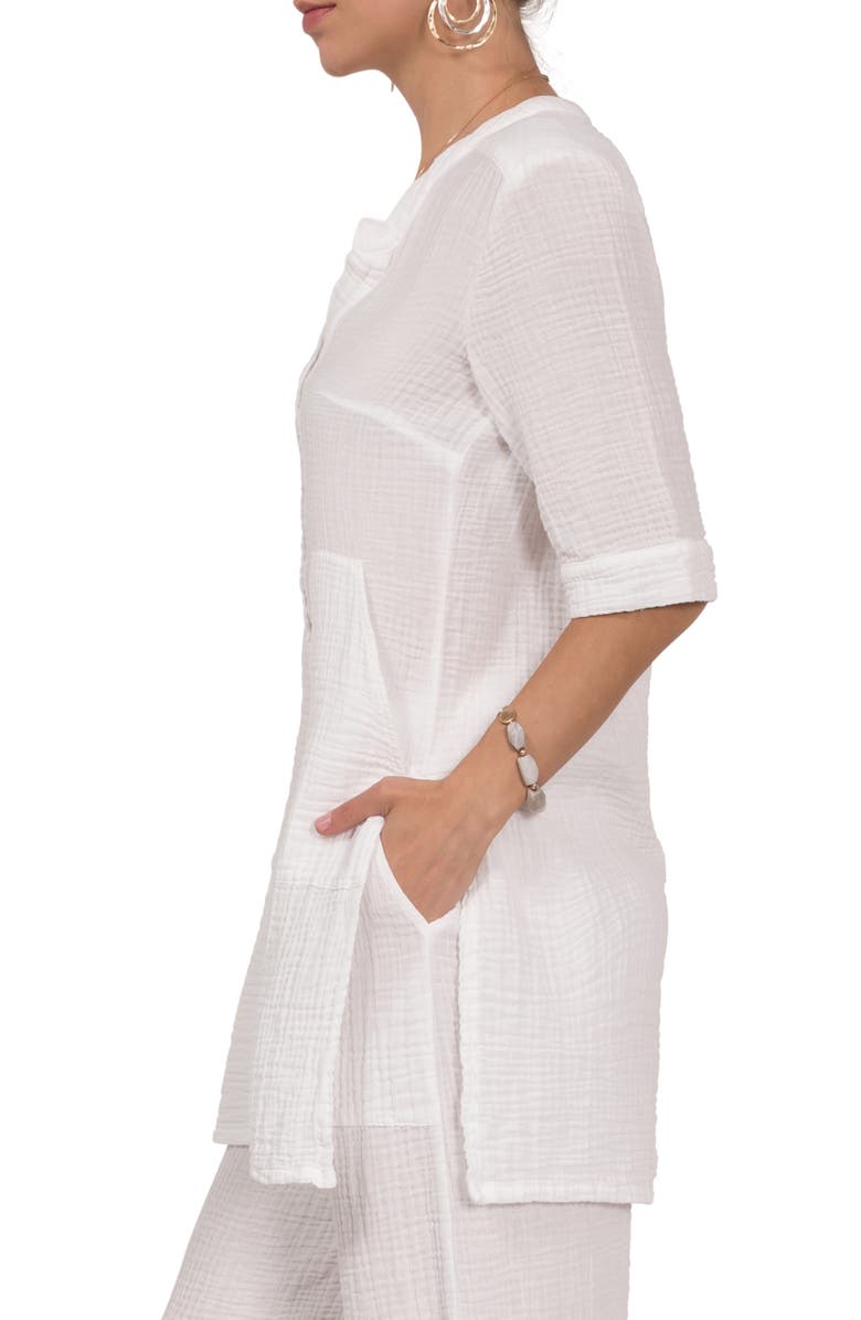Everyday Ritual Kinsley Cotton Tunic, Alternate, color, White