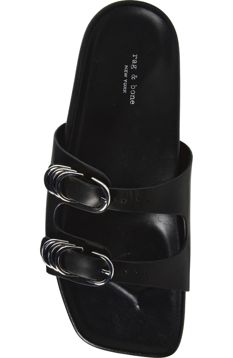 rag & bone Rue Slide Sandal, Alternate, color, Black