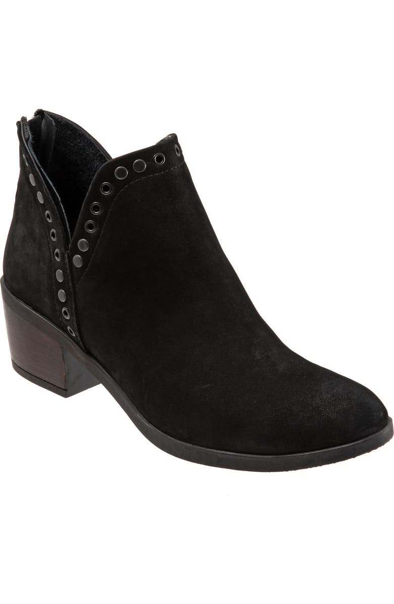 Bueno Cora Bootie, Main, color, Black Suede