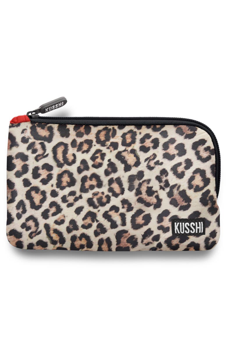 KUSSHI On the Go Pouch Set, Alternate, color, Leopard/Red