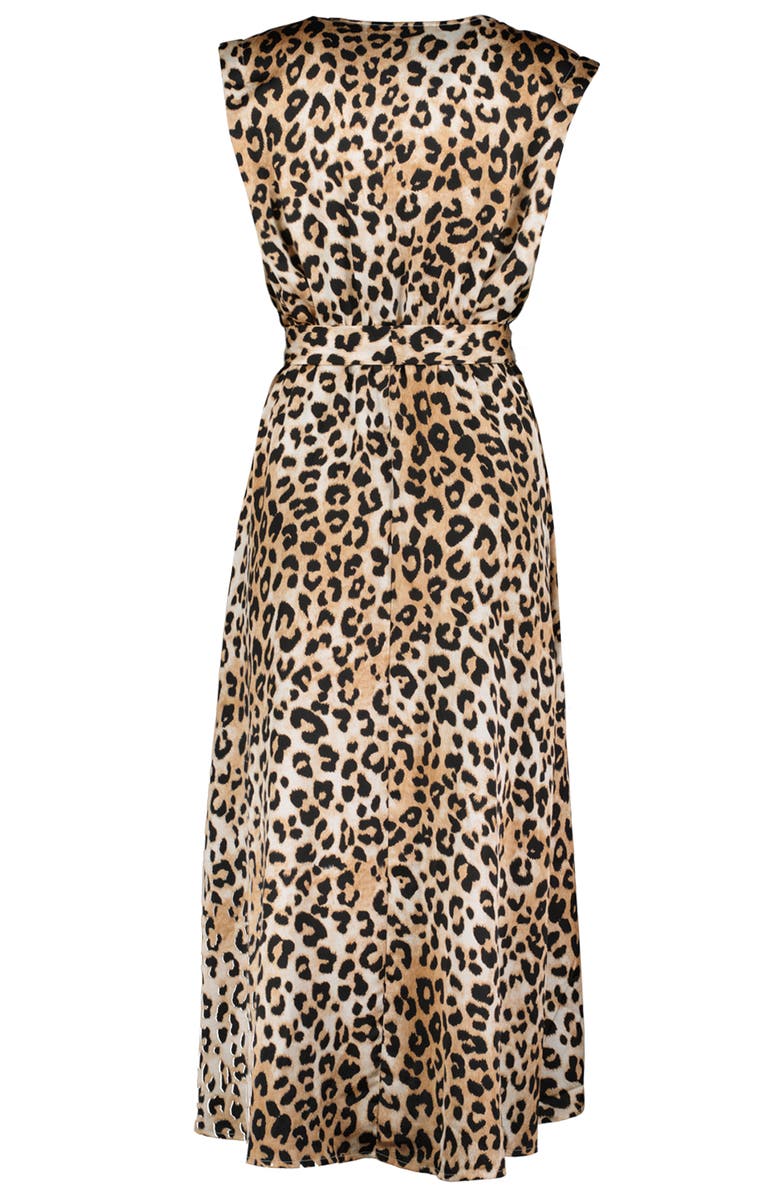 Bishop + Young Aeries Wrap Dress, Alternate, color, Leo Print