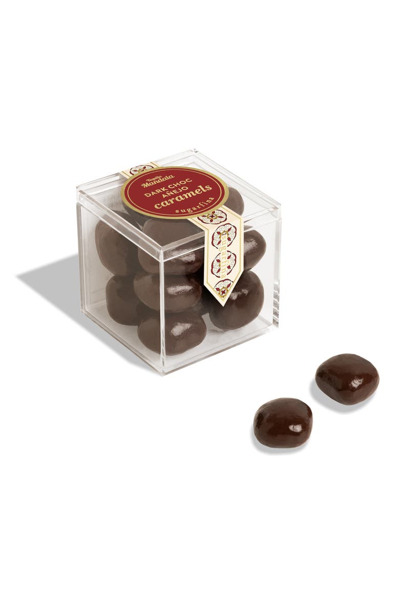 Set of 4 Dark Choc Añejo Caramel Candy Cubes, Alternate, color, NO COLOR