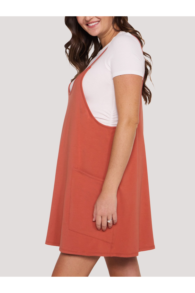 Sleeveless Relaxed Fit Dress Romper, Alternate, color, Aragon