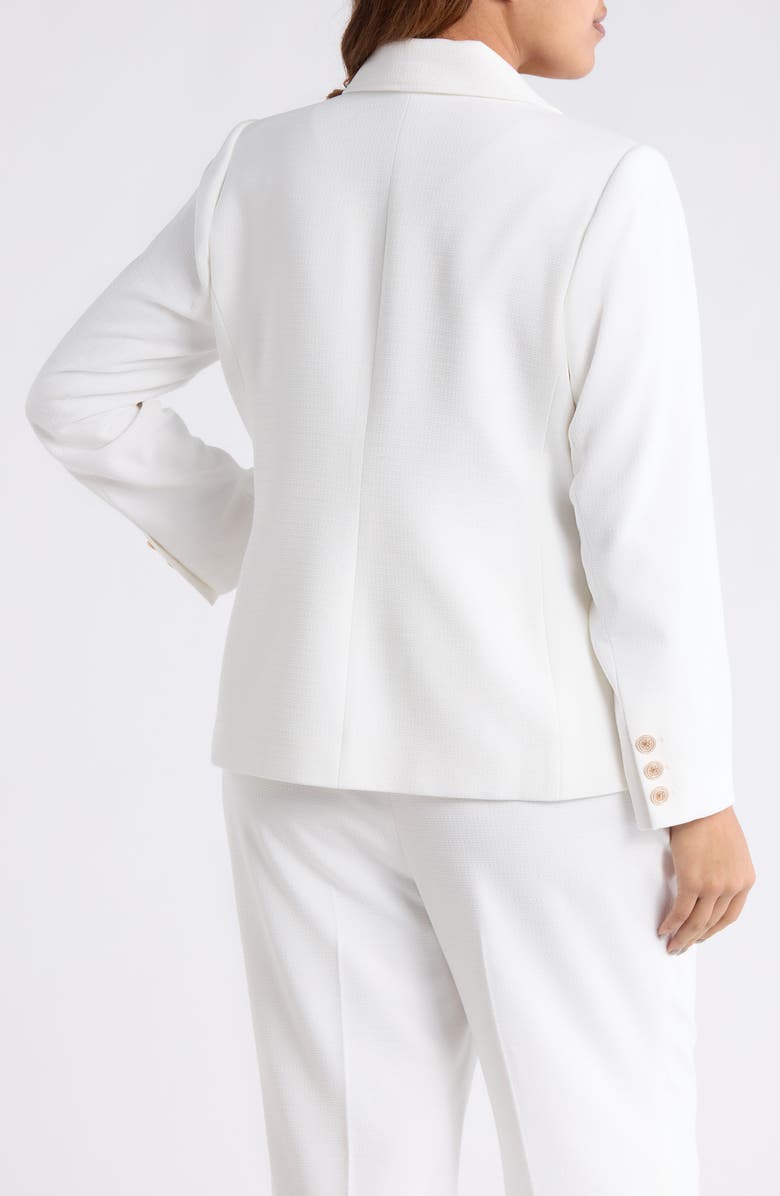 Tahari ASL Stretch Bouclé Jacket, Alternate, color, Ivory