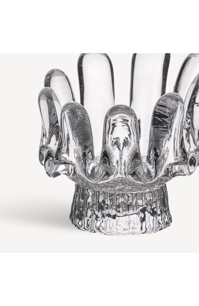 Kosta Boda Sunflower Glass Votive Holder, Alternate, color, Clear