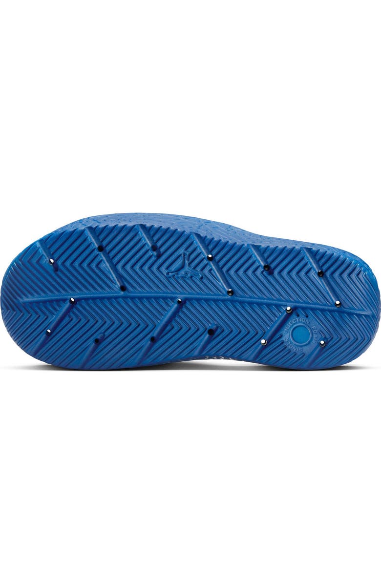 Jordan Franchise Shower Slide, Alternate, color, Blue/ White
