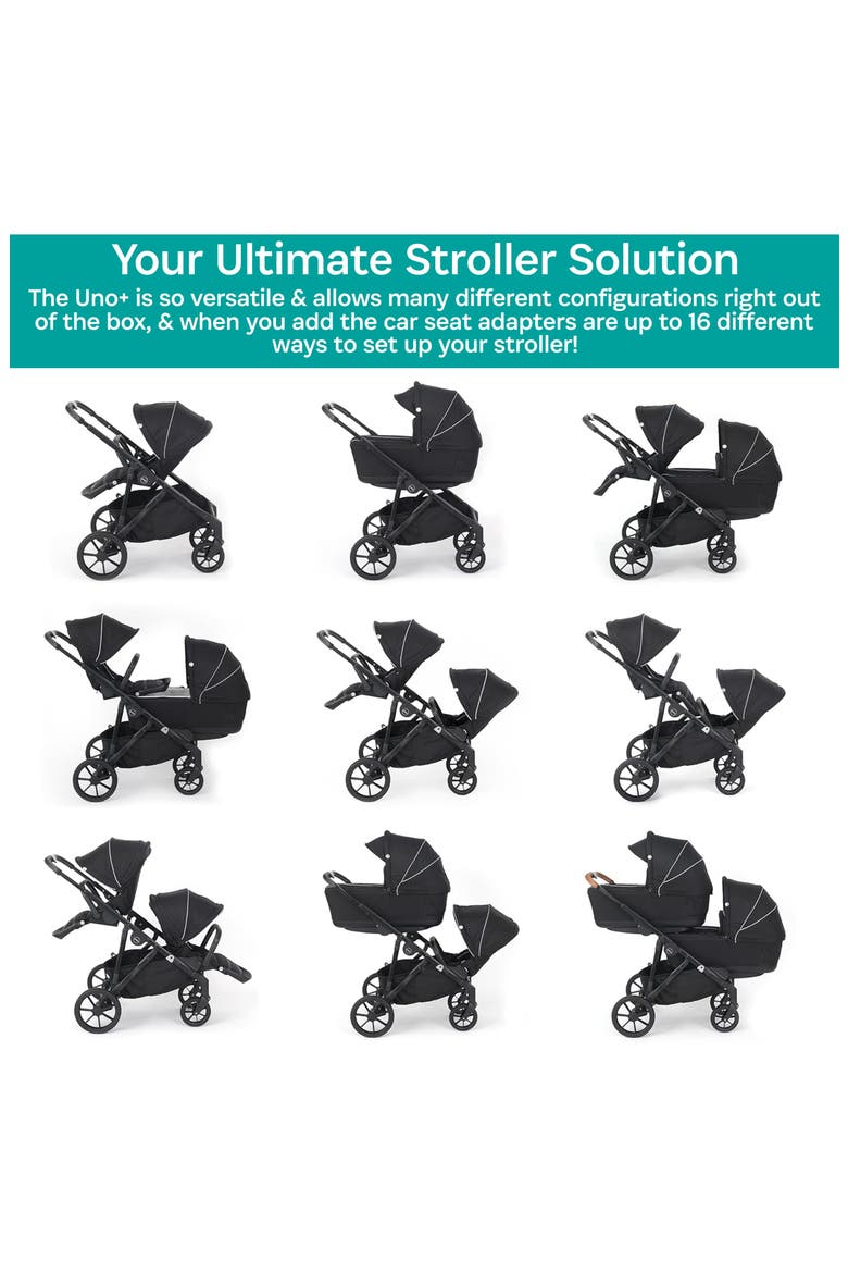 Uno+ Luxury Stroller Bundle, Alternate, color, PEARL GREY