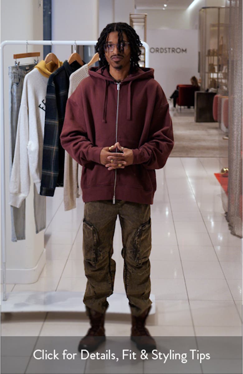 Oversize Zip Hoodie, sales video thumbnail