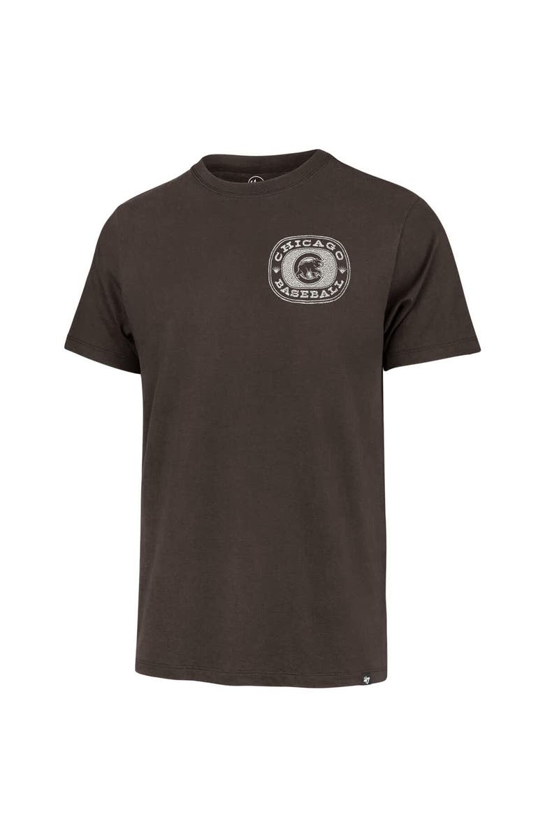'47 Men's '47 Brown Chicago Cubs Back Canyon Franklin T-Shirt, Alternate, color, Brown