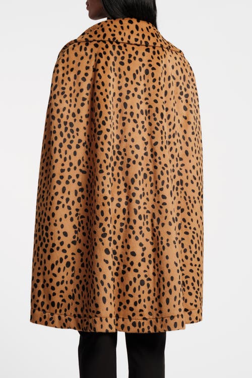 Frances Valentine Preston Cape In Brown