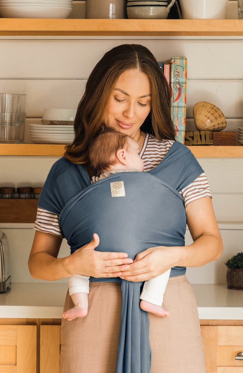 LÍLLÉbaby Bluestone Dragonfly Wrap Baby Carrier, Alternate, color,