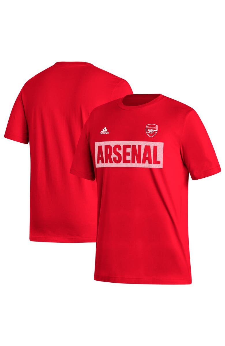 adidas Men's adidas Red Arsenal Culture Bar T-Shirt, Main, color,