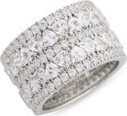 NORDSTROM RACK Cubic Zirconia Marquise Wide Ring