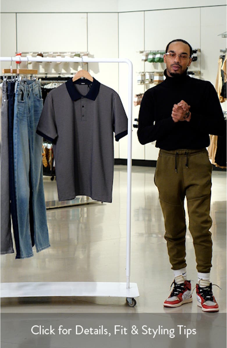 Geometric Jacquard Polo, sales video thumbnail