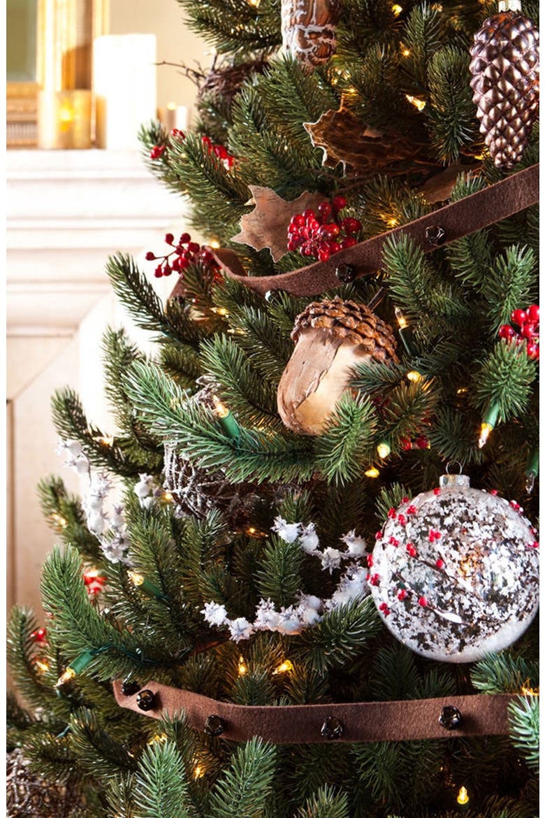 Vermont White Spruce® Narrow Pre-Lit Artificial Tree, Alternate, color, LED CLEAR
