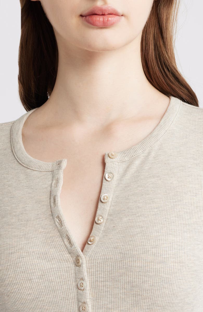 FRAME The Rib Splay Top, Alternate, color, Oatmeal Heather