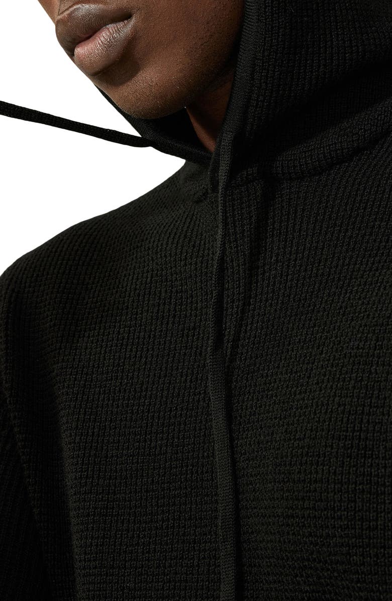 Good Man Brand Waffle Knit Merino Wool Hoodie, Alternate, color,