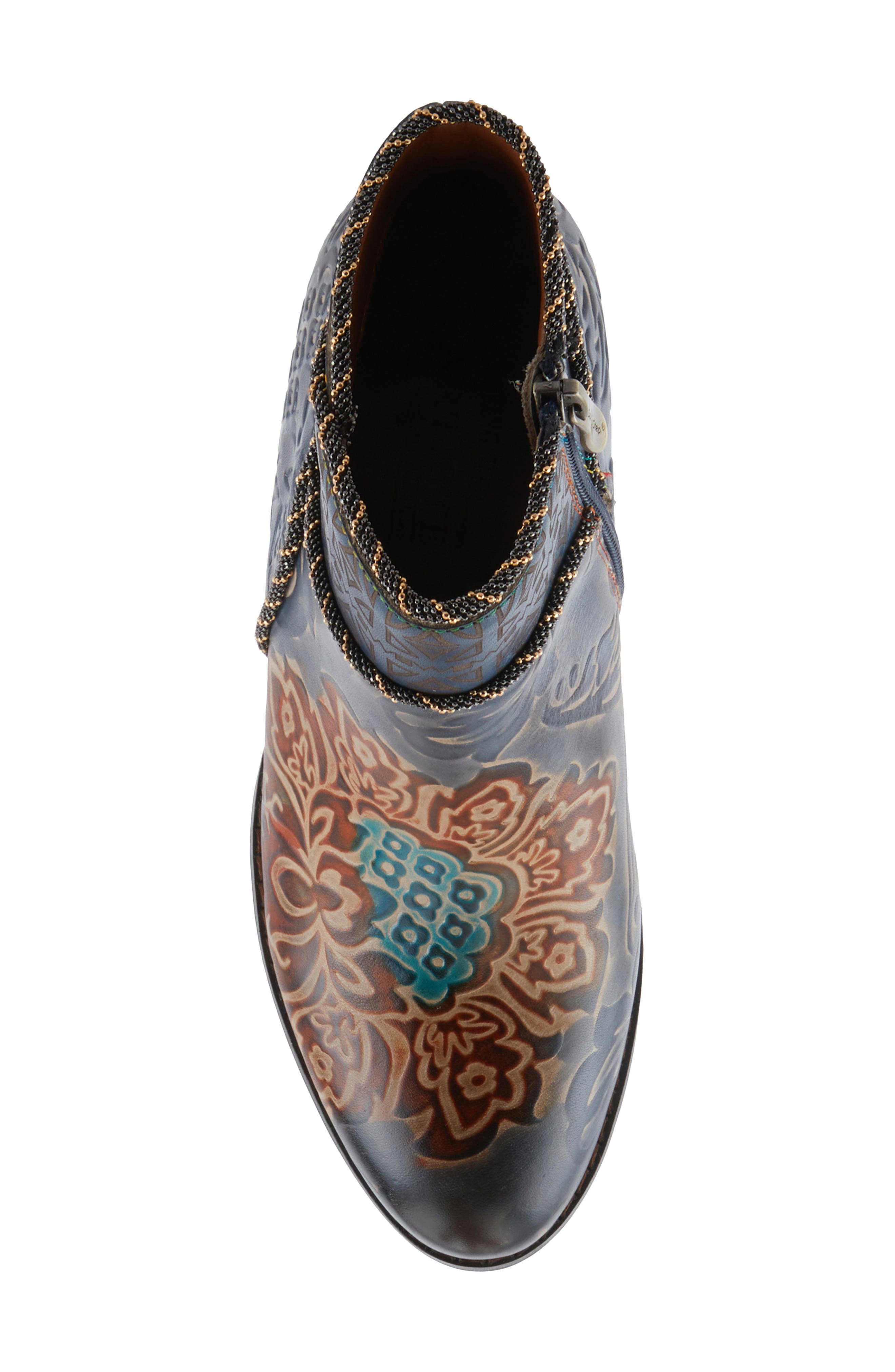 Cherish Bootie, Alternate, color, BLUE MULTI