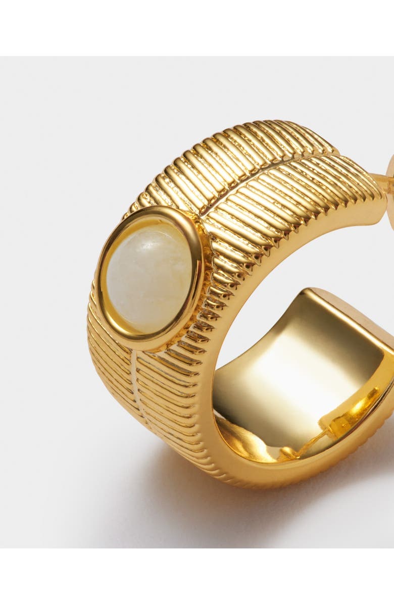 Katie Loxton 'April' Waterproof Gold Birthstone Hoop Earrings, Alternate, color, April