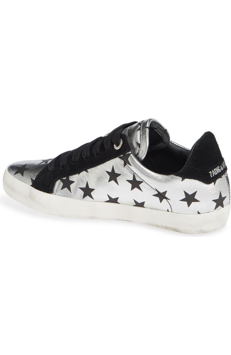 Zadig & Voltaire Used Lace-Up Sneaker, Alternate, color,