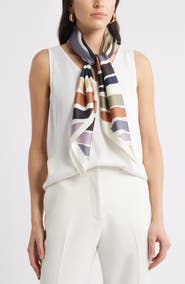Nordstrom Printed Square Silk Scarf