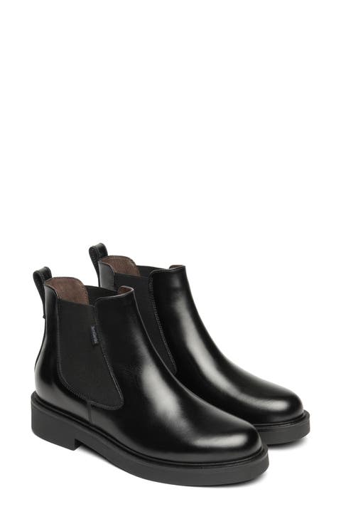 Leather Chelsea Bootie