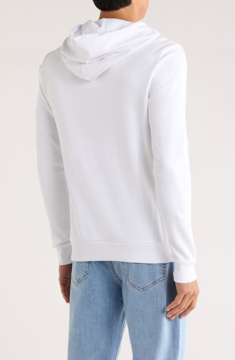 Von Dutch Logo Cotton Graphic Hoodie, Alternate, color, White