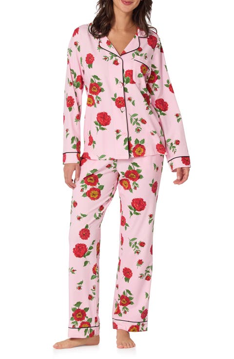 Print Stretch Organic Cotton Pajamas (Regular & Plus)