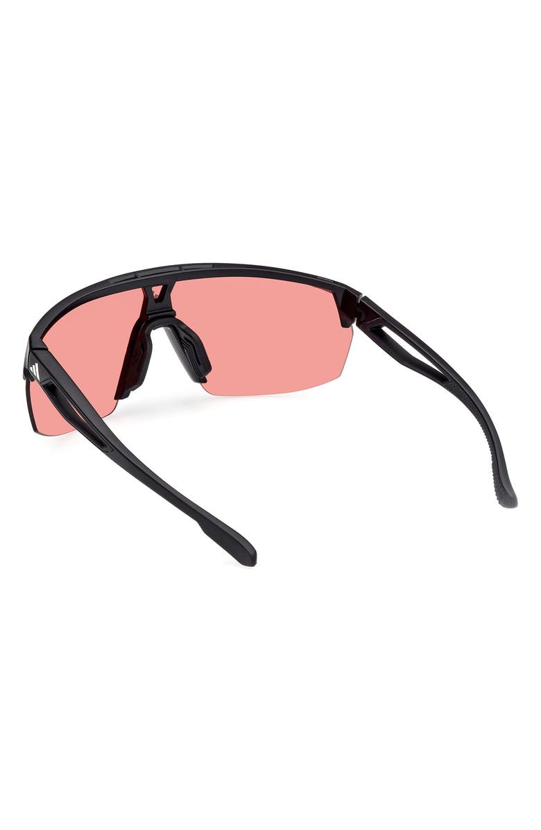 adidas Shield Sunglasses, Alternate, color, Matte Black / Bordeaux Mirror