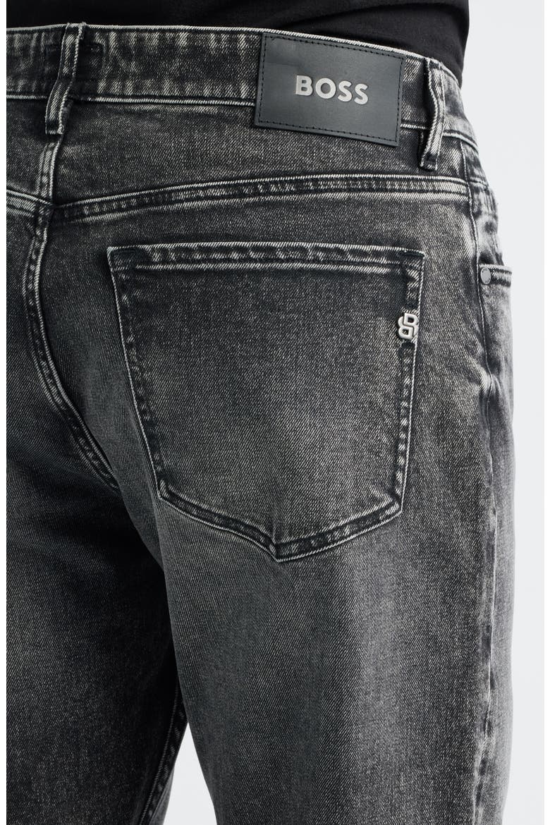 Ogden Straight Leg Jeans, Alternate, color, BLACK