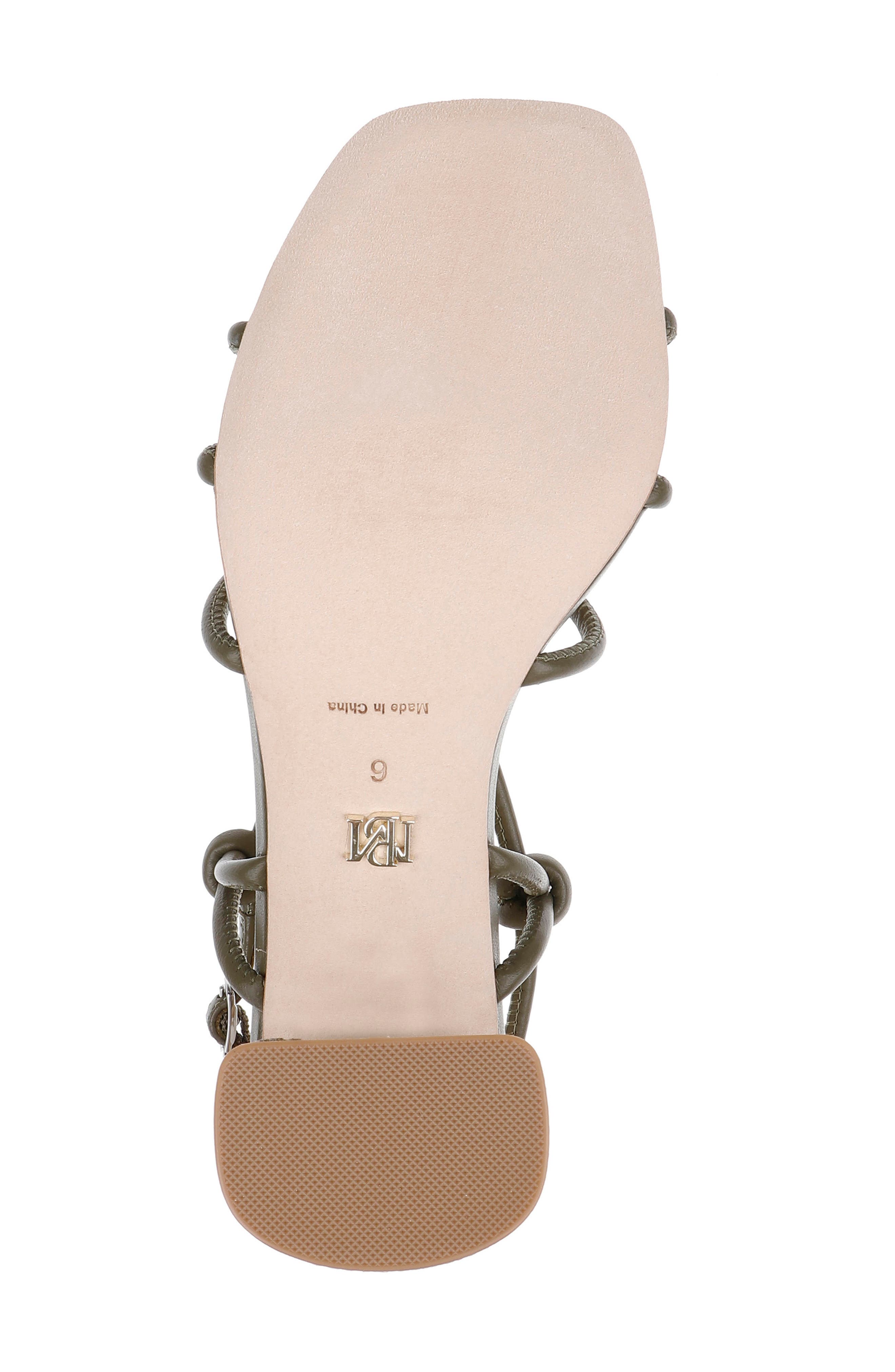 Xiara Slingback Sandal, Alternate, color, OLIVE LEATHER