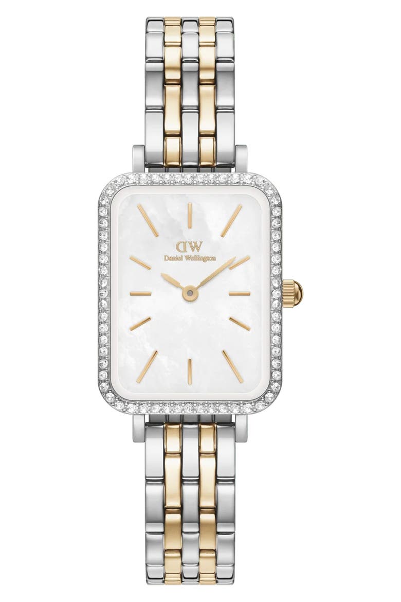 Quadro Bracelet Watch, 20mm x 26mm, Main, color, GOLD