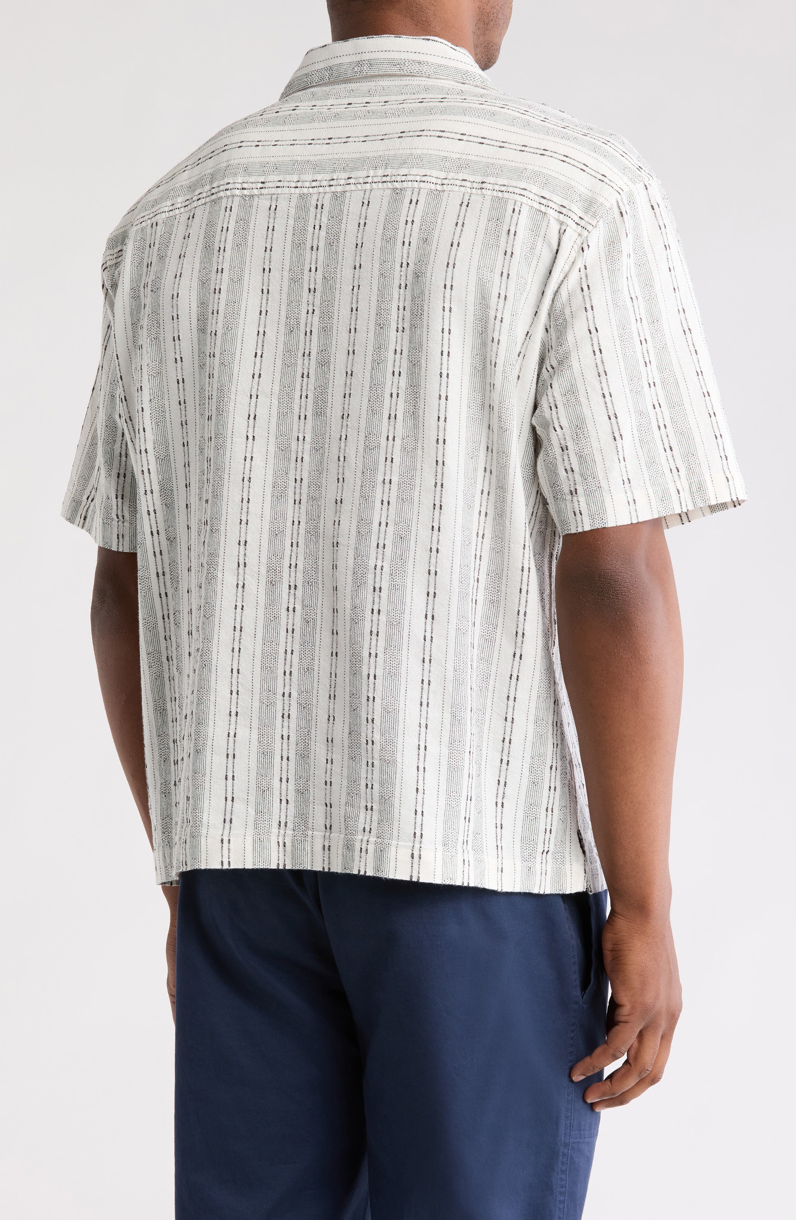 Stripe Camp Shirt - image 2