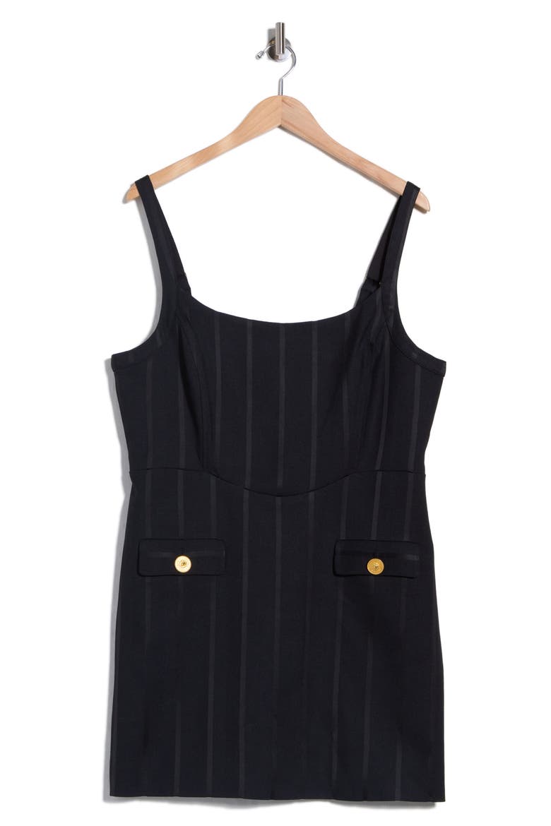 Helen Corset Minidress, Main, color, BLACK