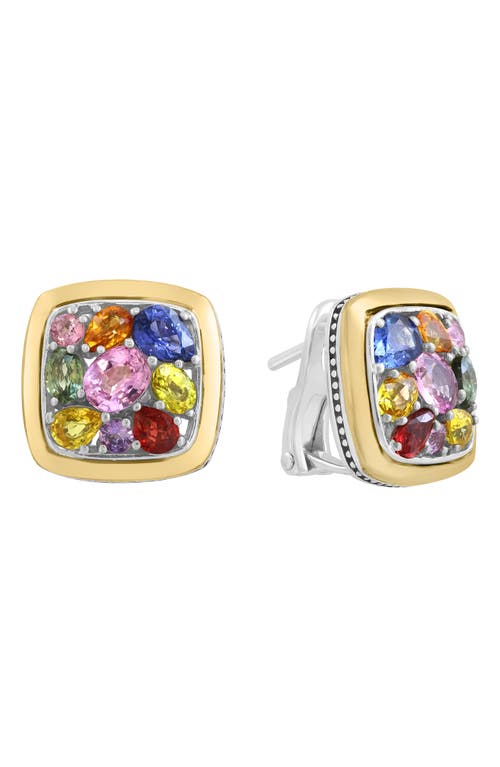 Effy Mixed Sapphire Cluster Ring In Multi
