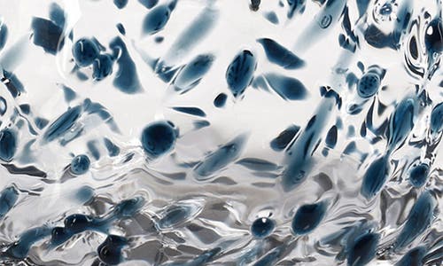 Zodax Elodie Glass Vase In Blue