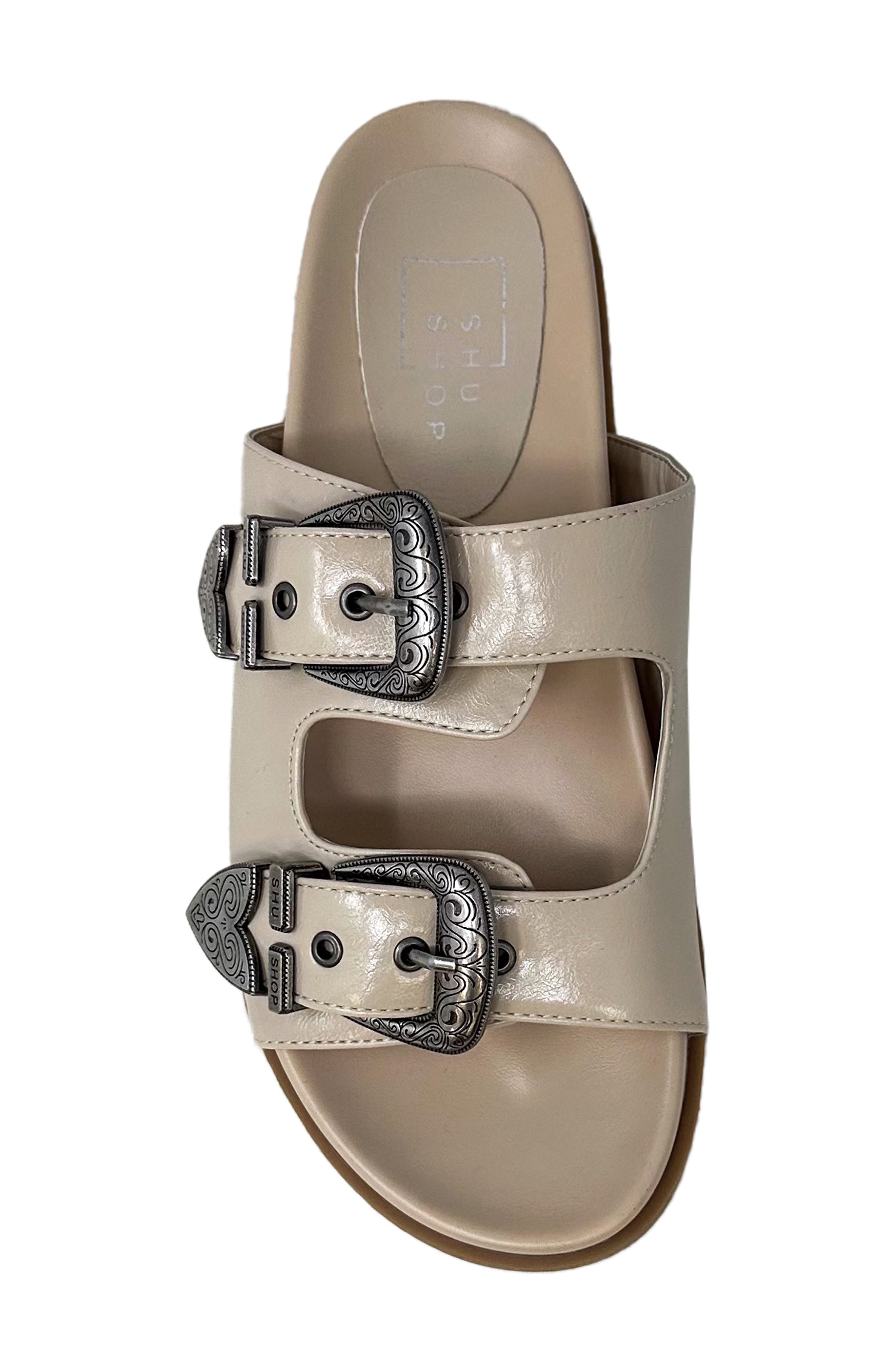 Dolly Two-Strap Sandal, Alternate, color, BONE