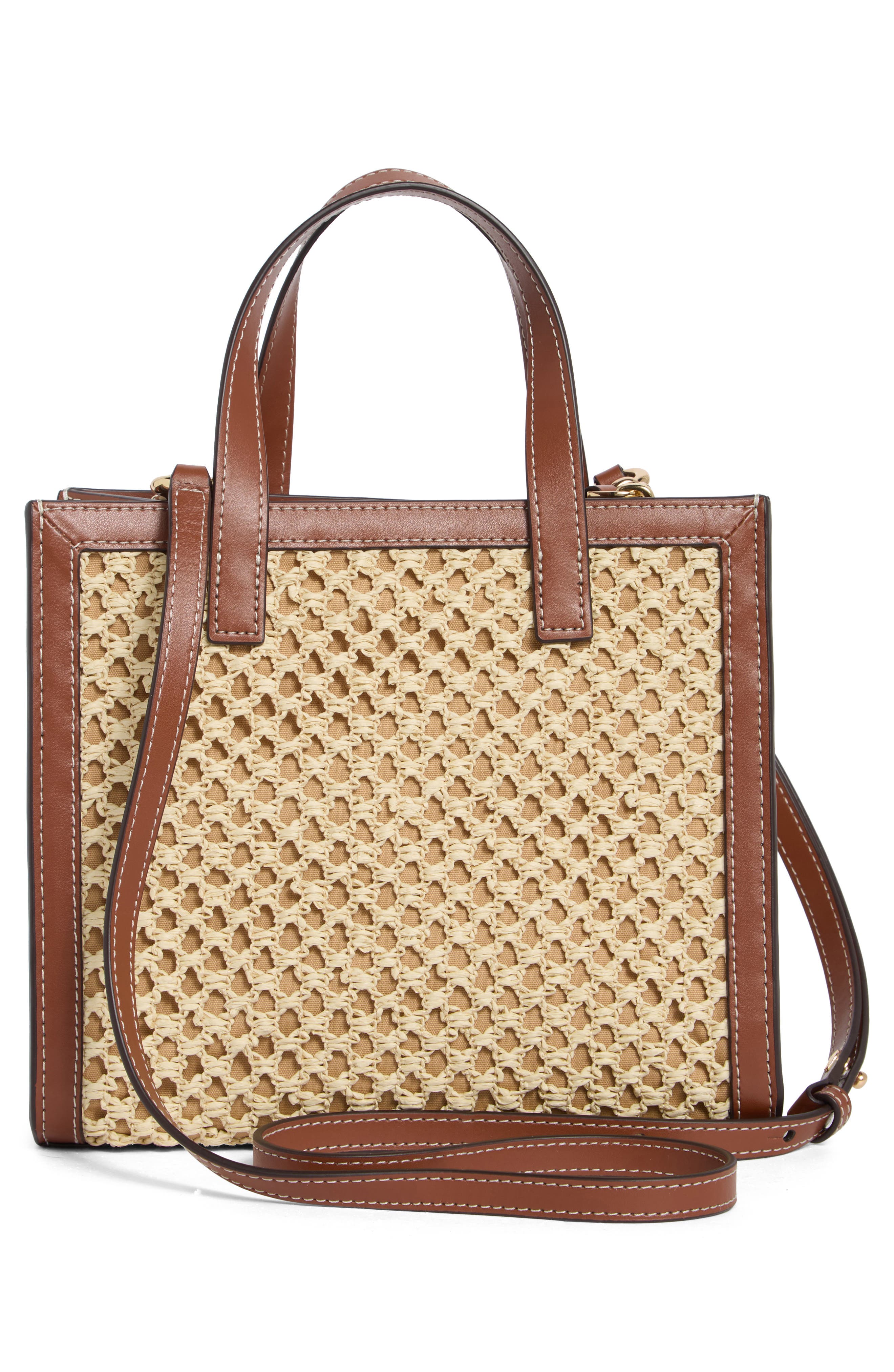 Marc Jacobs Mini Grind Handbag, Alternate, color, Natural