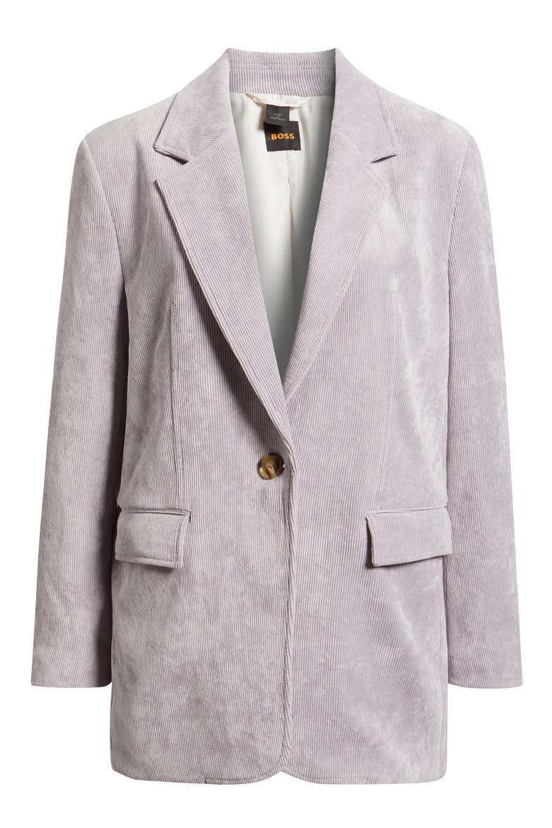 Jacodi One-Button Corduroy Jacket, Alternate, color, LT PAST/PR