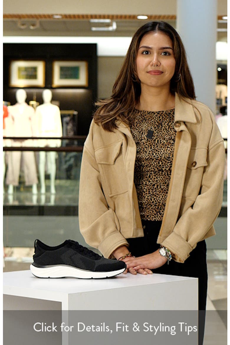Feel Support Knit Lace-Up Sneaker (Women) - Wide Width Available video