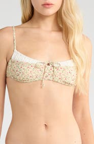 PacSun Camelia Floral Bikini Top